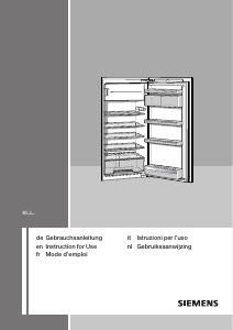 Manual Siemens KI18LA20 Refrigerator
