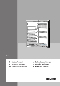 Manual de uso Siemens KI20LA50 Refrigerador