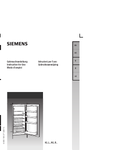 Handleiding Siemens KI20RV40 Koelkast