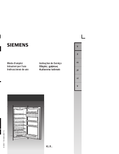 Manuale Siemens KI24RA20 Frigorifero