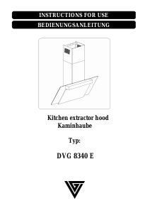 Manual Gorenje DVG8340E Cooker Hood