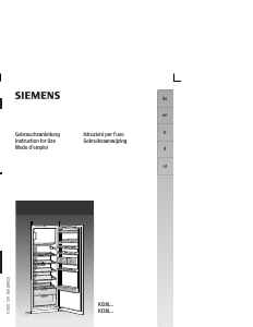 Manual Siemens KI28LA40 Refrigerator