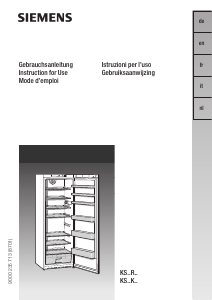 Bedienungsanleitung Siemens KS30RN00SD Kühlschrank