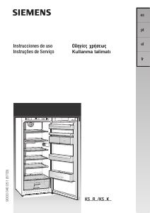 Manual de uso Siemens KS38RA95 Refrigerador