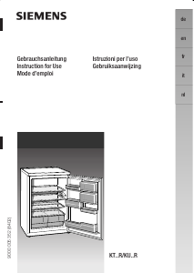 Manual Siemens KT15R421 Refrigerator