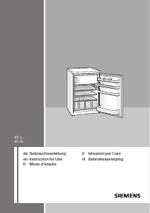 Manuale Siemens KT16LA71 Frigorifero