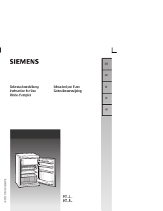 Manual Siemens KT16RA20 Refrigerator