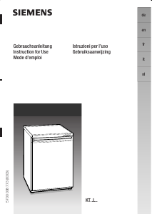 Bedienungsanleitung Siemens KT18L420 Kühlschrank