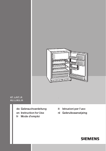 Bruksanvisning Siemens KU16LA40 Kylskåp