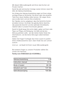 Mode d’emploi Siemens HF17556 Micro-onde