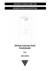 Bruksanvisning Gorenje IDQ4640X Köksfläkt