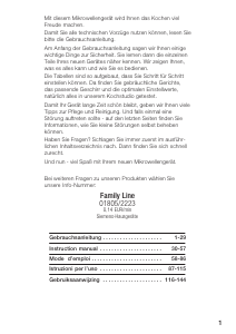 Mode d’emploi Siemens HF23046 Micro-onde