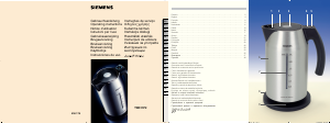 Manuale Siemens TW911P2 Bollitore