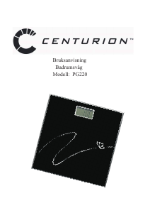 Manual Centurion PG220 Scale