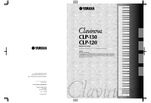 Bruksanvisning Yamaha Clavinova CLP-120 Digitalpiano