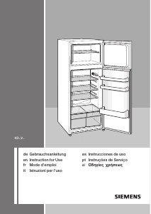 Manual Siemens KD28VV00 Fridge-Freezer
