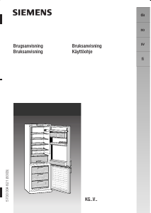 Bruksanvisning Siemens KG26V421IE Kyl-frys