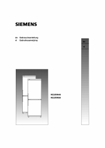 Handleiding Siemens KG33V650 Koel-vries combinatie