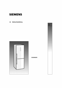 Bedienungsanleitung Siemens KG34NA93 Kühl-gefrierkombination
