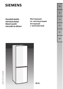 Manuál Siemens KG36NV00 Lednice s mrazákem