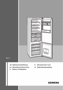 Handleiding Siemens KG39FP96 Koel-vries combinatie