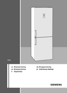 Instrukcja Siemens KG39NP94 Lodówko-zamrażarka