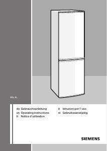 Bedienungsanleitung Siemens KG46NA00 Kühl-gefrierkombination