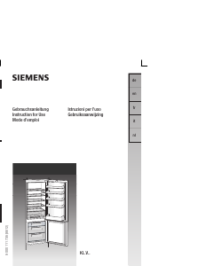 Manuale Siemens KI34VV00 Frigorifero-congelatore