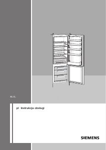 Instrukcja Siemens KI38VV00 Lodówko-zamrażarka