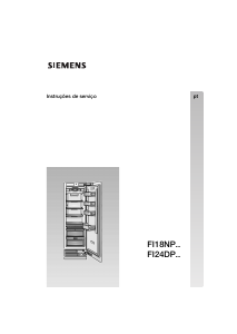 Manual Siemens FI24DP30 Congelador