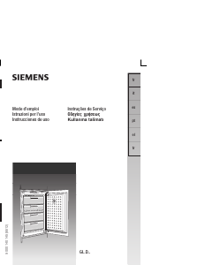 Kullanım kılavuzu Siemens GF14DA50 Dondurucu