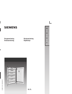 Brugsanvisning Siemens GI18DA40 Fryser