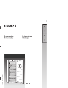 Käyttöohje Siemens GS24NA20 Pakastin