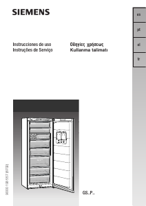 Kullanım kılavuzu Siemens GS34PA91 Dondurucu