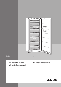 Instrukcja Siemens GS40NA31 Zamrażarka