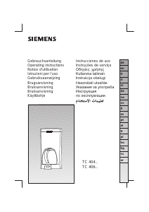 Bruksanvisning Siemens TC40401 Kaffemaskin