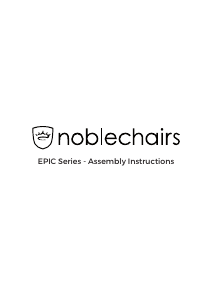 Handleiding Noblechairs EPIC Bureaustoel