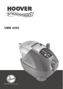 Manuale Hoover VMB 4505 SteamAway Pulitore a vapore