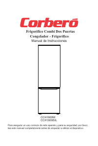 Manual de uso Corberó CCH1809SIL Frigorífico combinado