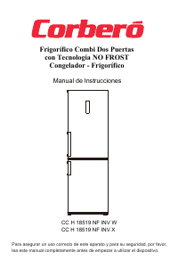 Handleiding Corberó CCH18519NFINVX Koel-vries combinatie
