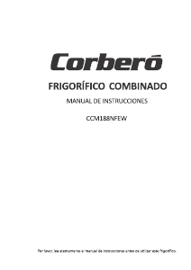 Manual de uso Corberó CCM188NFEW Frigorífico combinado