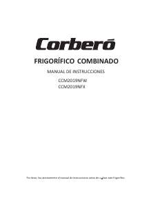 Manual de uso Corberó CCM2019NFW Frigorífico combinado