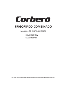 Manual de uso Corberó CCM2019NFX Frigorífico combinado