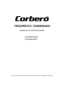 Manual de uso Corberó CCM18819NFW Frigorífico combinado