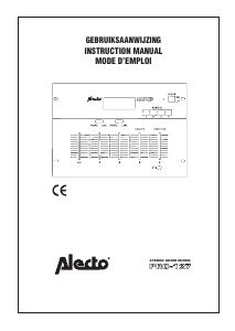 Handleiding Alecto PRO-127 Mengpaneel