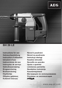 Manual AEG BH 26 LE Ciocan rotopercutor