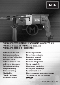 Manual AEG PN 3000 X2 Martelo perfurador