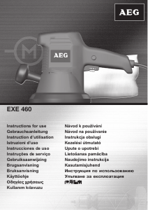 Käyttöohje AEG EXE 460 Epäkeskohiomakone