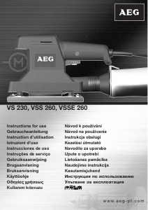 Käyttöohje AEG VS 230 Tasohiomakone