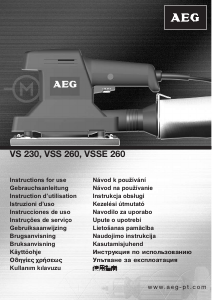 Bruksanvisning AEG VSE 230 Eksentersliper